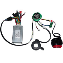 Waterdichte 36V350W12A elektrische scootercontroller met instrumentenpaneel, remset en compatibel met 8,5 inch borstelloze motor.