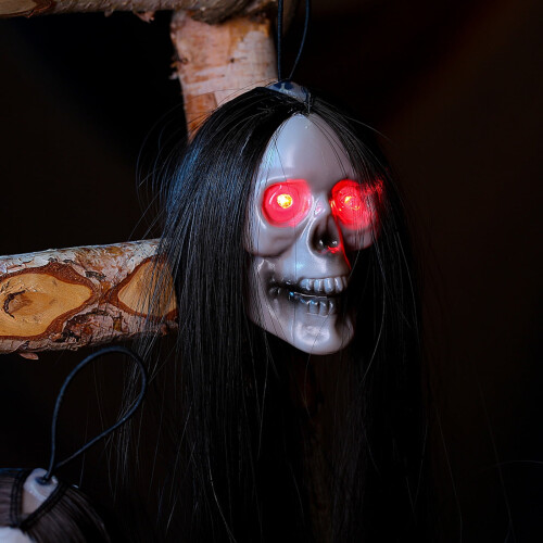 Διακοσμήσεις για το Halloween Κρεμαστά φαντάσματα με λαμπερά μάτια LED Κρεμαστά 1