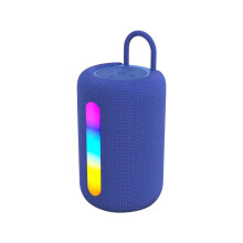 Cainteoir Bluetooth Inaistrithe Quinlirra le Soilse LED, Dearadh Láimhe le haghaidh Cóisire, Campála, Cithfholcadáin, Baile, Siúlóide, Rothar