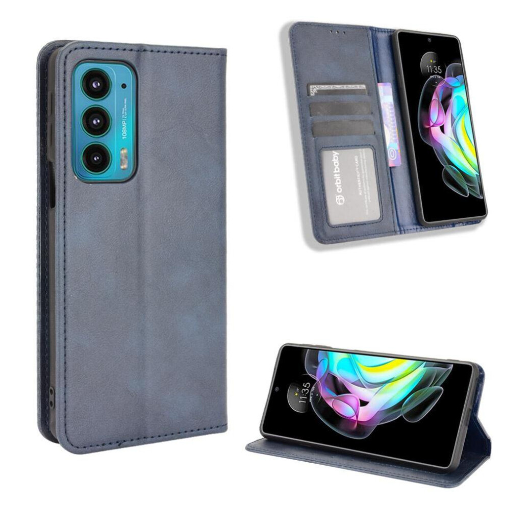Case For Motorola Edge 20 Magnetic Closure Pu Leather Wallet 9164030427914