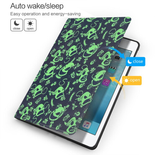 Ο εφιάλτης πριν τα Χριστούγεννα συμβατός με iPad9th/8th/7th, θήκη 10,2 ιντσών, βάση Folio με 2