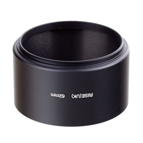 62 mm modlysblænde / professionel modlysblænde sort 1