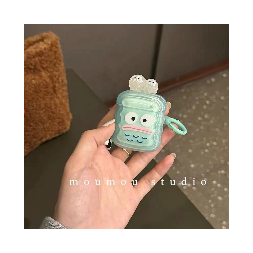 Cute Sanrio Hangyodon Glow Earphone Case Compatible With Airpods 1/2, Airpods Pro 2 & Apple Bluetooth Headphones 9164030562233