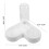 Love Bowl Feeder Automatic Water Container Suitable for Rabbits Cat Bottle White Plastic 5