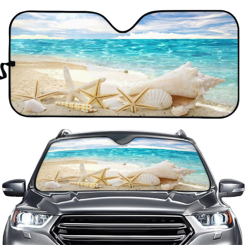 Car Windshield Sun Shade Uv Protection Cover Universal Fit For Suv Truck Van Foldable Design 9365369059238