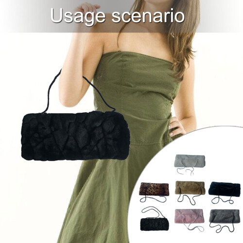 ZPAQI Χειμερινές Ζεστές Λούτρινες Χειρολαβές Unisex για Κρύο Καιρό με Τσέπη 1