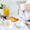 Ceramic Egg Cups and Egg Holder Set 2pcs Durable Porcelain for Soft Boiled Eggs Breakfast 3