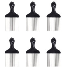 buc piepteni Afro, piepteni din oțel, piepteni Afro pentru împletituri, instrumente de coafat