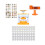 Button Maker Machine 55mm, DIY Badge Pin Press Kit with 48 Blank Pins, Compatible with DIY Craft Projects 4