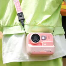 Cámara digital infantil Oggfader con papel de impresión, lente de 10-12 mm, cámara de impresión instantánea, juguetes para niños y niñas,