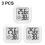 3-pack binnenthermometer hygrometer Di 1
