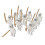Ensemble de 10 figurines Skull Go, blocs de construction, jouets blancs 1