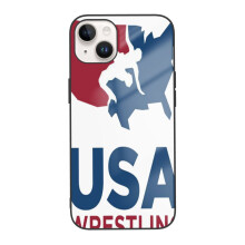 Pouzdro na telefon s motivem zápasu USA kompatibilní s iPhone 14, TPU kryt na mobilní telefon kompatibilní s iPhone 14 s dvojitým fotoaparátem