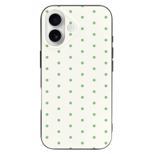 TPU kryt s puntíky kompatibilní s iPhonem 16 – ultra tenký, nárazuvzdorný, odolný proti žloutnutí, odolný proti poškrábání,