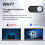 【Pacote com 2】Protetor de tela anti-luz azul de 16 polegadas com capa de metal para webcam compatível 3