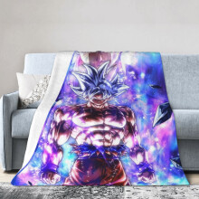 Dragon Ball Hoteldecke, Anime-Decke für Bett, Sofadecke, ultraweiche Fleecedecke für Schlaf- und Wohnzimmer, 152 x 127 cm