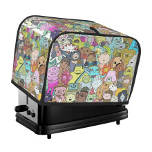 Pokrowiec na toster Adventure Time na 2 kromki, pokrowiec na chleb i ochrona przed odciskami palców – poliester, pokrowce na małe urządzenia
