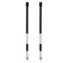 Baguettes de batterie en bois d'érable, lot de 2 baguettes noires, accessoires de musique durables pour batteurs, parfaits pour la pratique et les