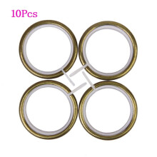 10Pcs Metal Curtain Rings for Plose Under 35mm - Bronze