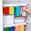 Xubond Kitchen Essentials, Κρεμαστή Ράφι Αποθήκευσης Ποτών για Ψυγείο, Διπλή Ράφι Ποτηριών 4