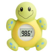 Babybadethermometer (verbessert) mit automatischer Wassererkennung, Schwimmer und Spielzeug, kompatibel mit Babybadesicherheit, intelligente