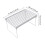 White Wire Stackable Foldable Storage Rack, Compatible with Kitchen, Desk, Countertops - Space Saving Shelf Holder 3