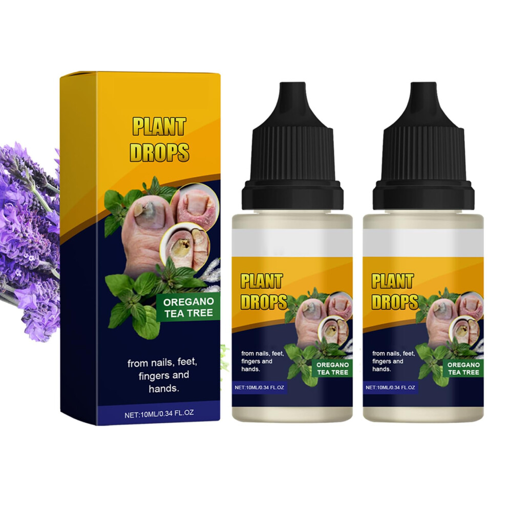 Nail Cuticle Oil with Tea Tree and Oregano  Deep Hydration and Softening Care, 2Pcs Set