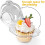 Δοχεία για cupcakes Tdoenbutw Clearance (25 τεμάχια) | Διαφανή πλαστικά κουτιά με καπάκια Dome | 6