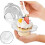 Δοχεία για cupcakes Tdoenbutw Clearance (25 τεμάχια) | Διαφανή πλαστικά κουτιά με καπάκια Dome | 5