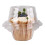 Δοχεία για cupcakes Tdoenbutw Clearance (25 τεμάχια) | Διαφανή πλαστικά κουτιά με καπάκια Dome | 4