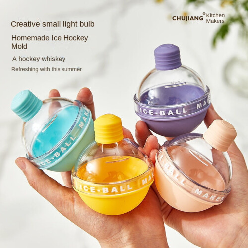 Creative GenOptics Aura Essence στρογγυλό καλούπι χόκεϊ επί πάγου για ουίσκι, μαλακό δίσκο 1