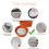 Xubond Kitchen Essentials, Καλάθι Ζύμης από Σιλικόνη, Είδη Ζύμης, Δοχεία για Φούρνο, Δώρα για 6
