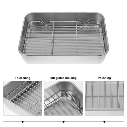 Eease Pizza Oven Sheet with Nonstick Rack for Baking and Roasting 1
