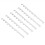 Leylor Beekeeping Tool - 6Pcs Durable Metal Beehive Frame Strips Spacers Beekeeper Beekeeping Tool Equipment 7