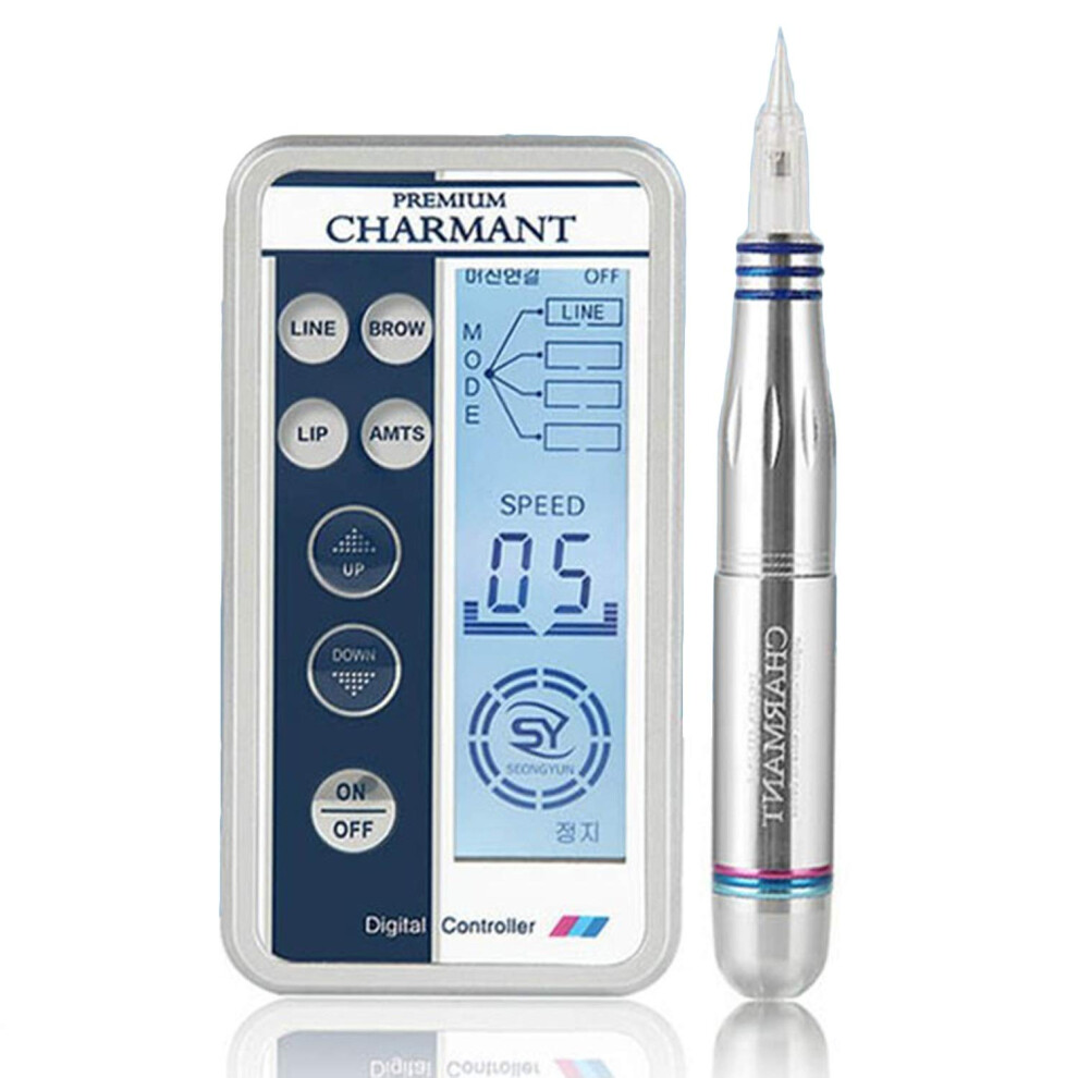 Permanent Makeup Machine with Precise Control, Low Noise Microblading Pen for Brows Lips Eyeliner, US Plug