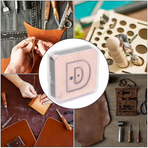 Διαφανές πλαστικό στένσιλ για DIY δερμάτινη τέχνη, επαναχρησιμοποιήσιμο σετ 2