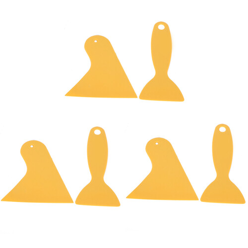 Window Tinting Tools for Automotive Application, Membrane Removing Scraper with Ergonomic Handle Premium Plastic Material Thin Durable Scraper Set for 1