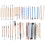 Pottery Tools Set, 44Pcs Clay Sculpting Tools Double-Sided Design Multi-Functional Modeling Tools for Ceramics and Clay Crafting, Includes Silicon 5