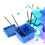 Brush Cleaner With Pen Hole Design Multi Function Brush Washer Divided Compartments Sturdy Drop Resistant Plastic Storage Containers For Artists 6