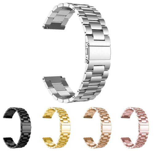 Βραχιόλι SKALO Link για συμβατότητα με Amazfit GTR4 - Περισσότερα χρώματα Ασημί