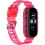 Λουράκι Smart Watch συμβατό με Xiaomi Mi Band7/6/5, Διαφανές ανταλλακτικό βραχιόλι σιλικόνης, 1