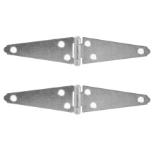 Conjunto de 4 dobradiças em T para portão de madeira, dobradiça para porta de galpão, dobradiça reforçada com cinta.