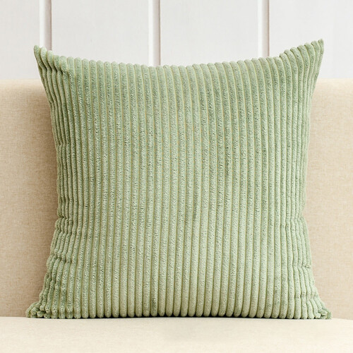 MOUDUO 20"x20" Navy Blue Striped Polyester Throw Pillows (2 Count) – Modern Home Textiles Set 1