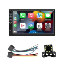 Double Din CarPlay Car Stereo with CarPlay Android Auto, Car Radio