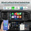 Dubbele DIN-autoradio met CarPlay en Android Auto. 2