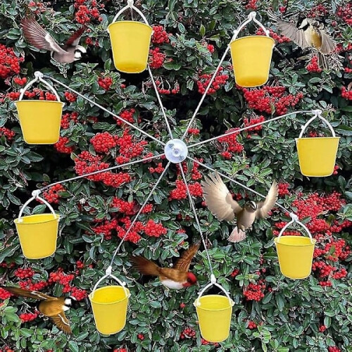 Vogelkarussell mit Vogelfutterspender 2