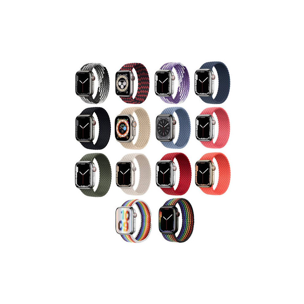 Elastiskt Compatible With Apple Watchwith Apple Watch Armband 42Mm/44Mm/45Mm/49Mm Grã¥ Xs 9164030567528