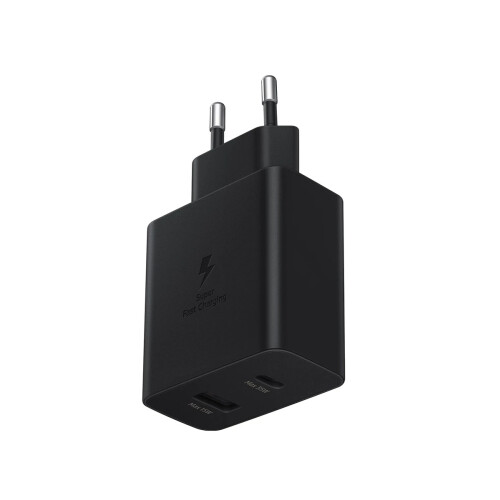 Συμβατό με τον φορτιστή τοίχου Samsung 35W PD Power Adapter Duo (USB-C, USB-A) - Μαύρο 1