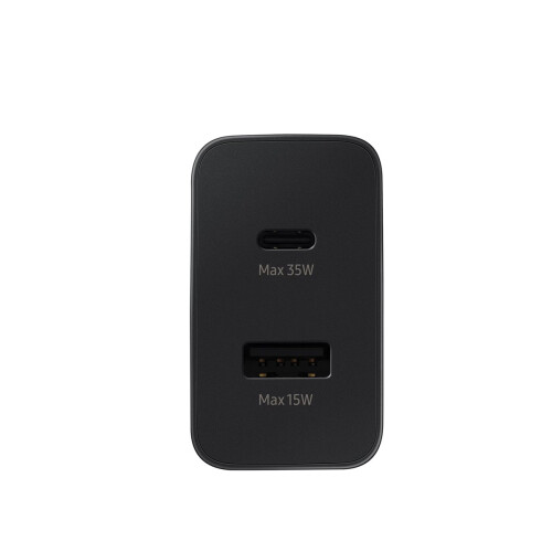 Συμβατό με τον φορτιστή τοίχου Samsung 35W PD Power Adapter Duo (USB-C, USB-A) - Μαύρο 2