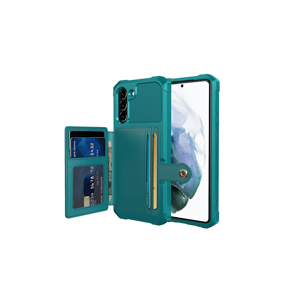 Smart And Well-Made Case With Card Slot - Compatible With Samsung Galaxy S21 Fe Green 9164030567948